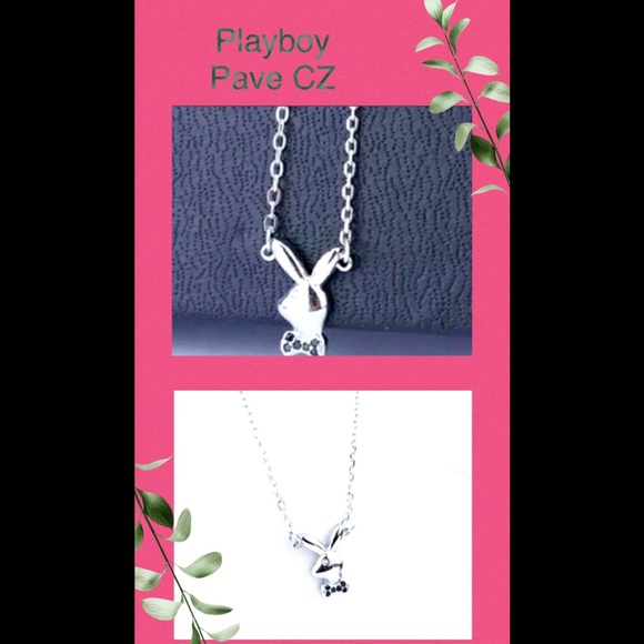 PLAYBOY Jewelry - Playboy bunny CZ necklace
